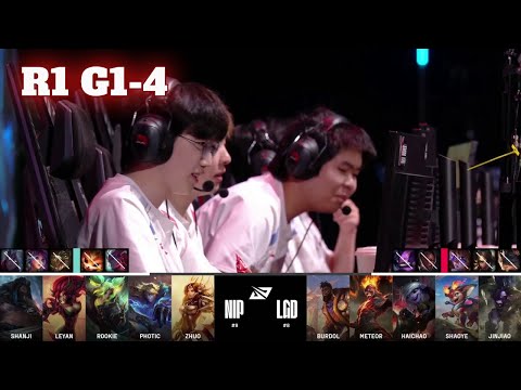 LGD vs NIP - Game 4 | Round 1 S14 LPL Summer Playoffs 2024 | LGD Gaming vs Ninjas in Pyjamas G4 full
