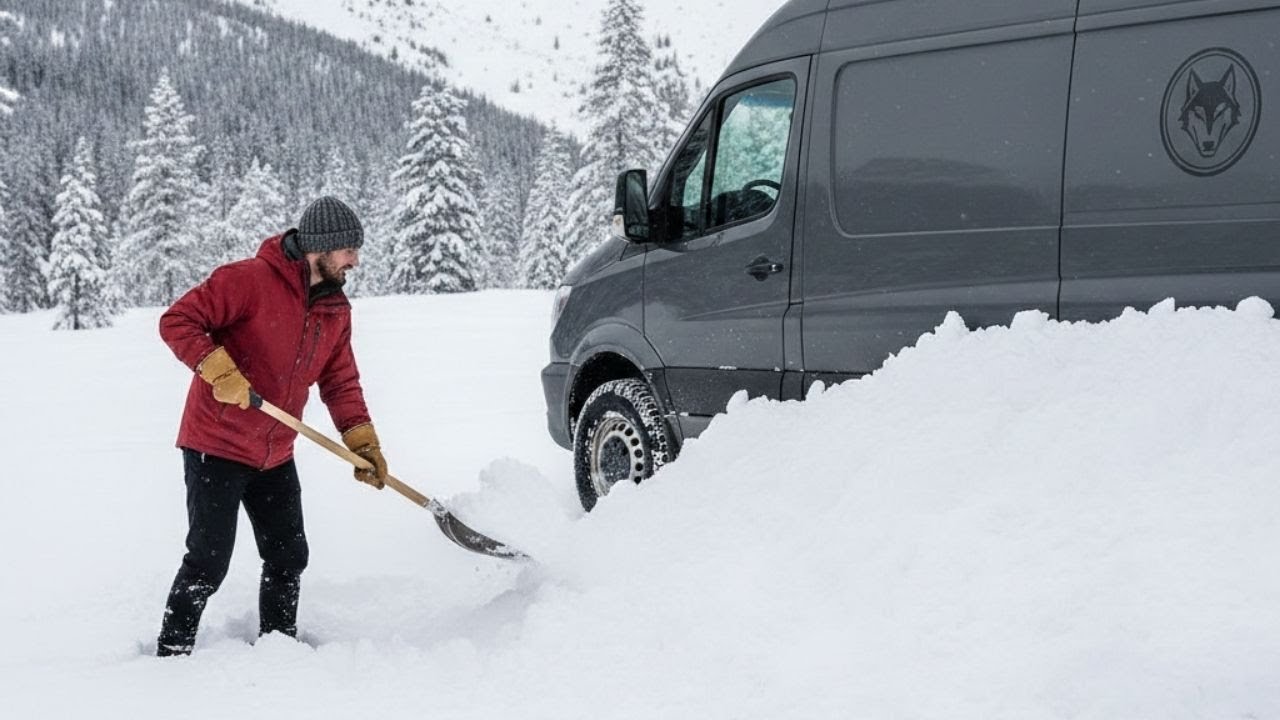 72 Hours Trapped in an Arctic Blizzard | Alone with my Dog in a Van
