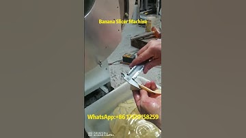 High-Speed Banana Slicing Machine | Fast, Uniform & Efficient 🍌⚙️#banana #slicer