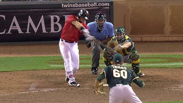 OAK@MIN: Grossman plates Buxton with two-out single