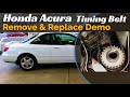 Honda Accord 1997-2000 Timing Belt Replace + Acura CL Vtec 3.0 6th Gen Engine 6 cylinder