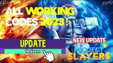 ALL Project Slayers CODES | Roblox Project Slayers Codes