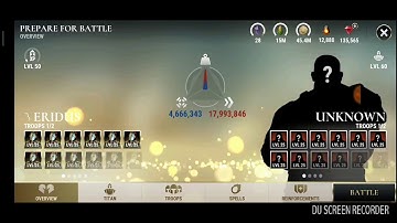 Dawn of titans - defeating Kronos easily (finally got the right 3* titan)