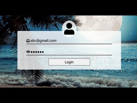 Login form HTML5 and CSS3 ( display password with Javascript  )