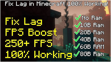 Minecraft Java 1.20.6 Best Minecraft Video Settings for FPS on Low End PCs Performance Boost