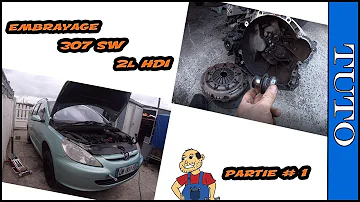 Quel est le prix d'un changement d'embrayage sur une Peugeot 307 Cc ?