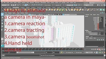 Basic of Camera animation in autodesk maya