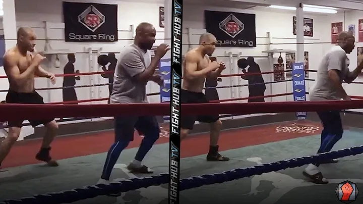 ROY JONES JR TEACHING CHRIS EUBANK JR. PROPER HEAD...