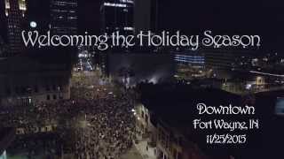 Santa Lighting in Downtown Fort Wayne, IN
