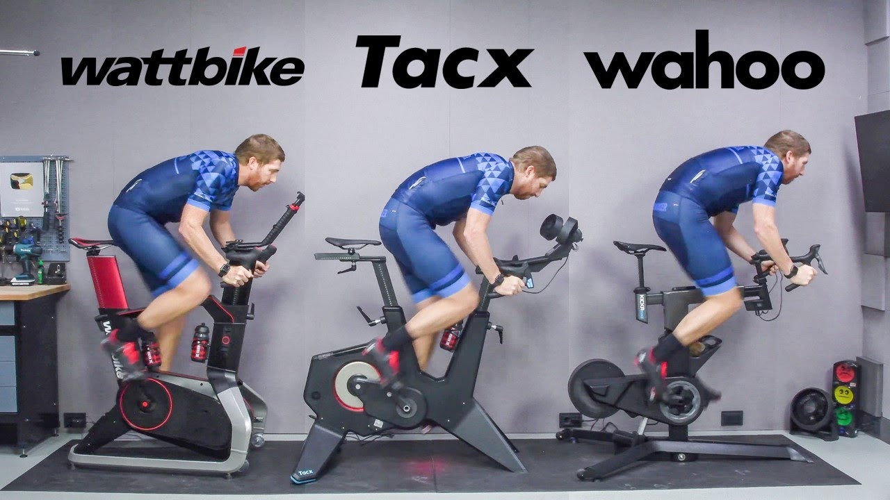 echo Luchtvaartmaatschappijen pedaal Indoor Smart Bike Showdown: Wahoo KICKR Bike vs Tacx NEO Bike vs Wattbike  Atom - YouTube