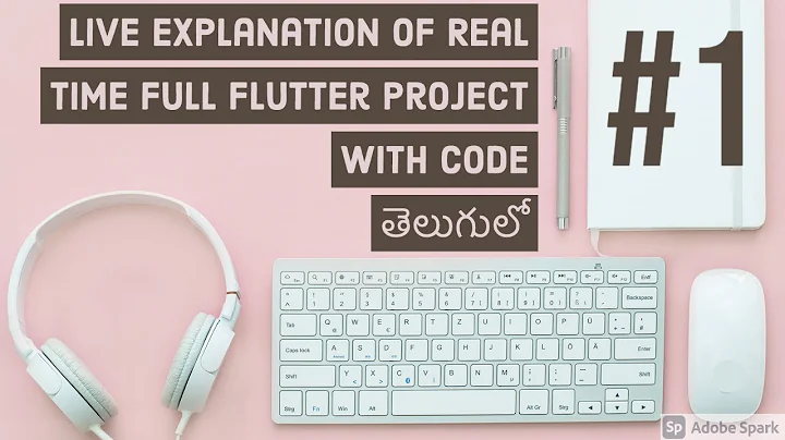 Live Explanation Of Real Time Full Flutter Project In Telugu | Flutter Tutorials