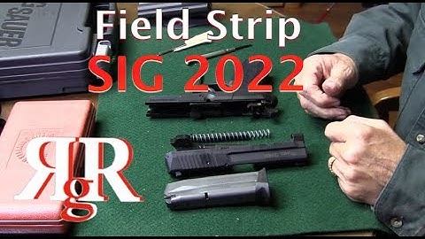 SIG Sauer SP2022 Field Strip