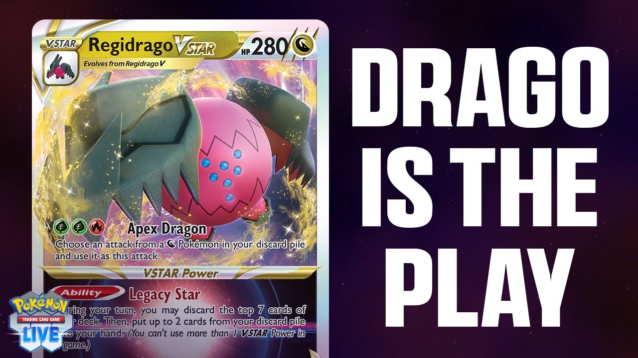 regidrago pokemon card Acrylic Pokémon Booster Box Protector – Sliding Lid main image 0