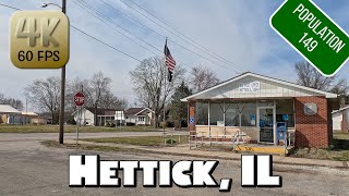 Driving Around Tiny Village Hettick, IL in 4k Video Driving Around Tiny Village Hettick, IL in 4k Video