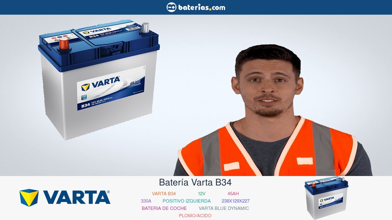 VARTA B34 Blue Dynamic Autobatterie 45Ah 545 158 033