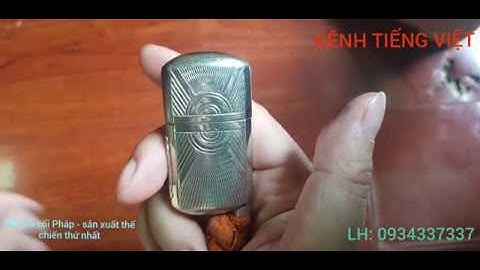 Bật lửa cối sinh tồn Pháp thế chiến thứ nhất 1914- 1918 - POLAIRE 75-8.