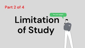 2. PhD/DBA -  Dissertation / Thesis (About Limitation of Study)