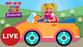 Live Nursery Rhymes | Driving In My Car | Mother Goose Club Playhouse | Rhymes For Children