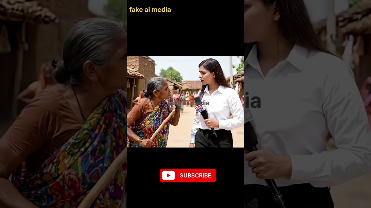 😆😆 Viral ai fake media reporting | ai viral video