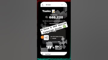 W-Coin x OKX Wallet Campaign Guide ✅ : How to Connect OKX Wallet in W Coin #wcoin