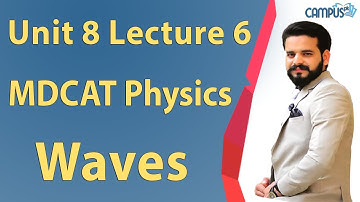 MDCAT Physics - Unit 8, Waves Lecture Series - MDCAT Physics
