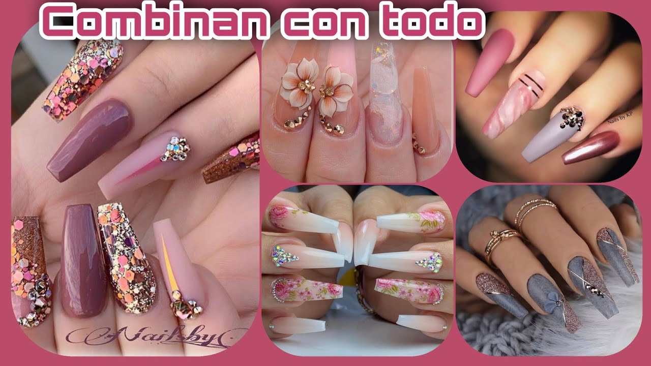 UÑAS ACRÍLICAS QUE COMBINAN CON TODO | UÑAS NUDE | MODA DE UÑAS - thptnganamst.edu.vn