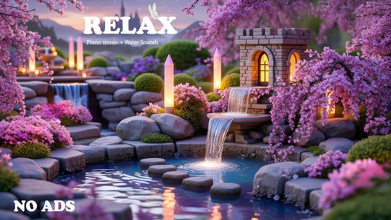 Soothing Water Sounds & Healing Music 🌿 Deep Healing & Inner Peace, Sleep Well, Deep Relaxation