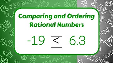 Compare and Order Rational Numbers