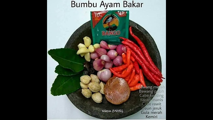 Bumbu ayam bakar