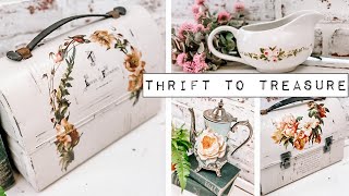 Thrift to Treasure  Creating Cottage Style Decor using the NEW IOD Spring Release  Shabby Chic