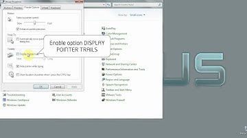 Windows 7 Ultimate 64 bit - How to enable mouse pointer trail - www.vid4.us