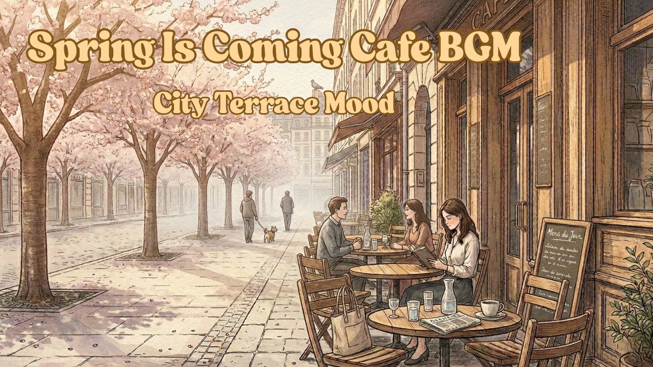 Spring Is Coming Cafe BGM｜City Terrace Mood