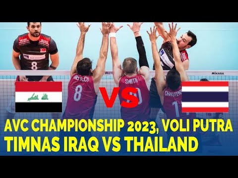 🔴LIVE: Timnas Voli Putra Iraq Vs Thailand, AVC Championship 2023