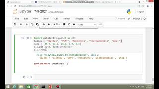 125. Pie chart using matplotlib: Specifying percentage format