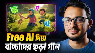 ফর এআই দয সহজই তর করন বচচদর ছড গন Free Ai Song Generator Tool In Bangla Tutorial