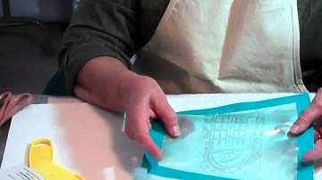 Fiber on a Whim: How to use a Thermofax Screen