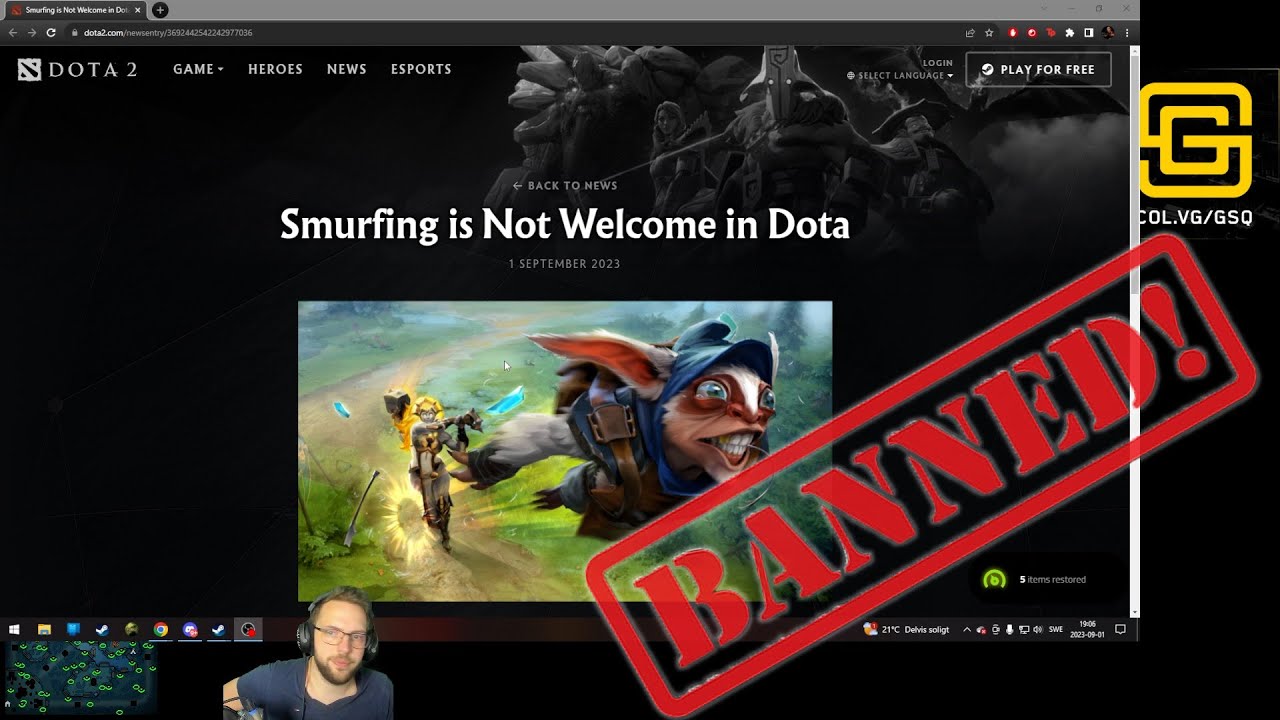 Dota's recent smurf ban wave : r/Competitiveoverwatch