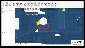 Learn HyperWorks  Interface - Element Edit Replace