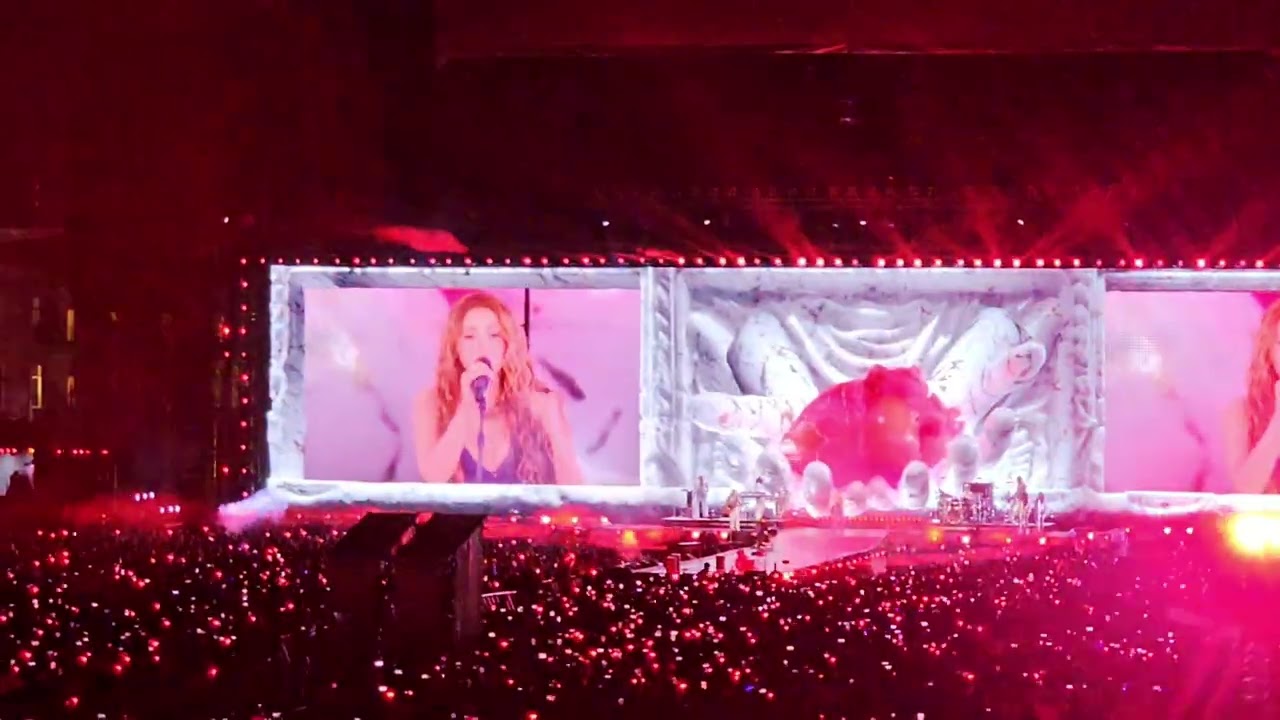 Shakira tour 2026 Estadio GNP Donde estás Corazón 