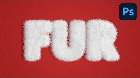Create a Fur Action Text Effect in Photoshop |@RTMentor