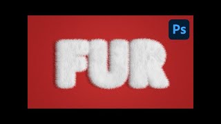 Create a Fur Action Text Effect in Photoshop |@RTMentor