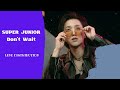 Super junior  dont wait line distribution color coded