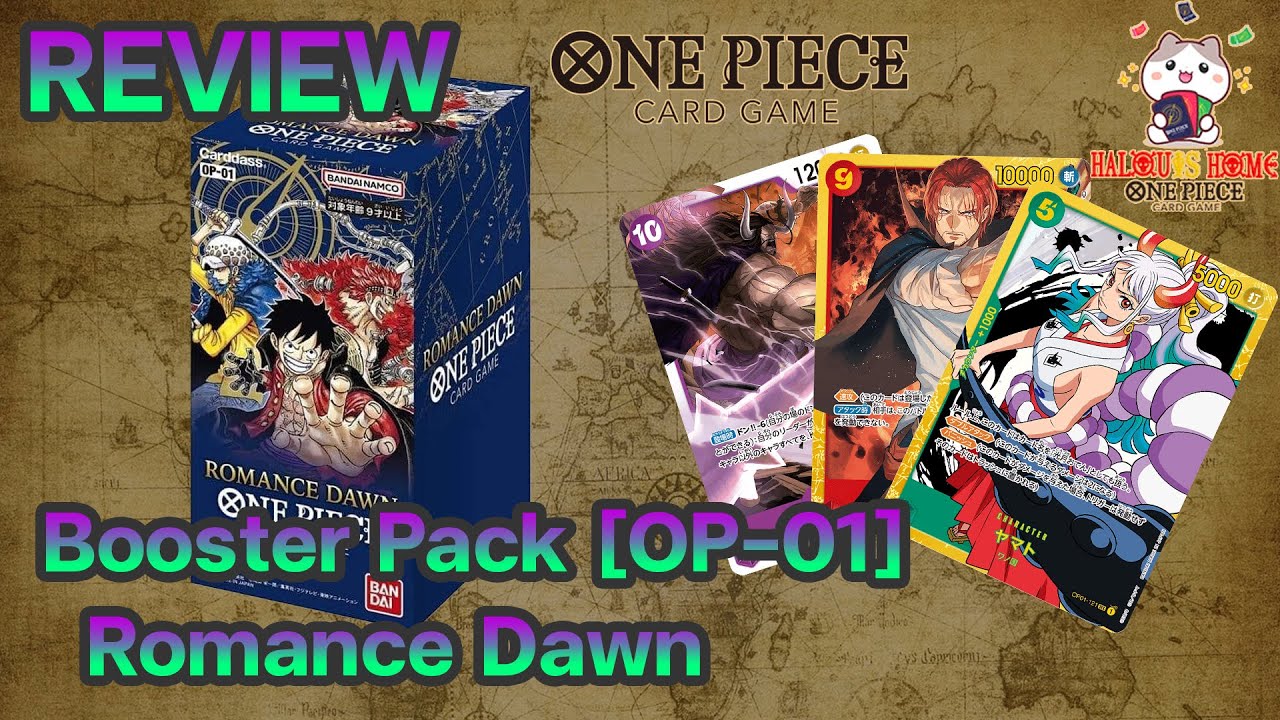 รีวิว One Piece Card Game Op 01 Romance Dawn By Halouis Home - YouTube