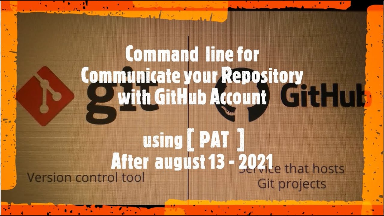 Command line for Communicate your Repository with GitHub Account using ...