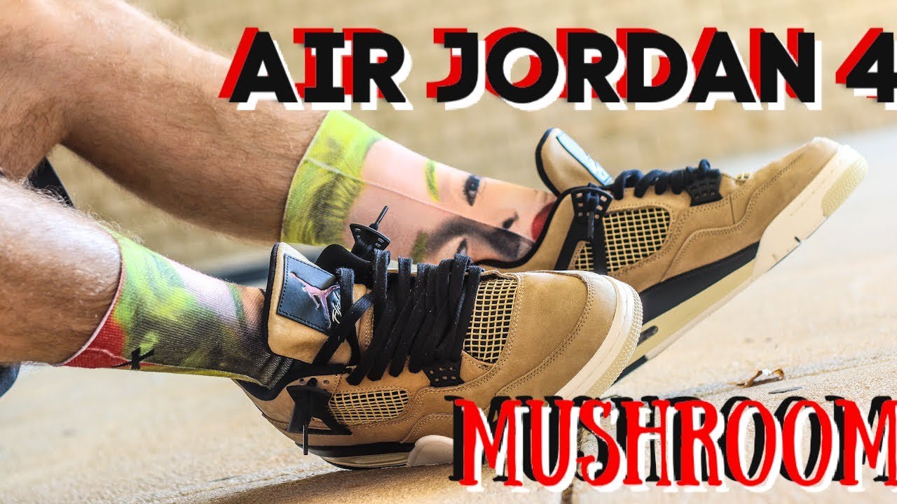 jordan 4 fossil mushroom