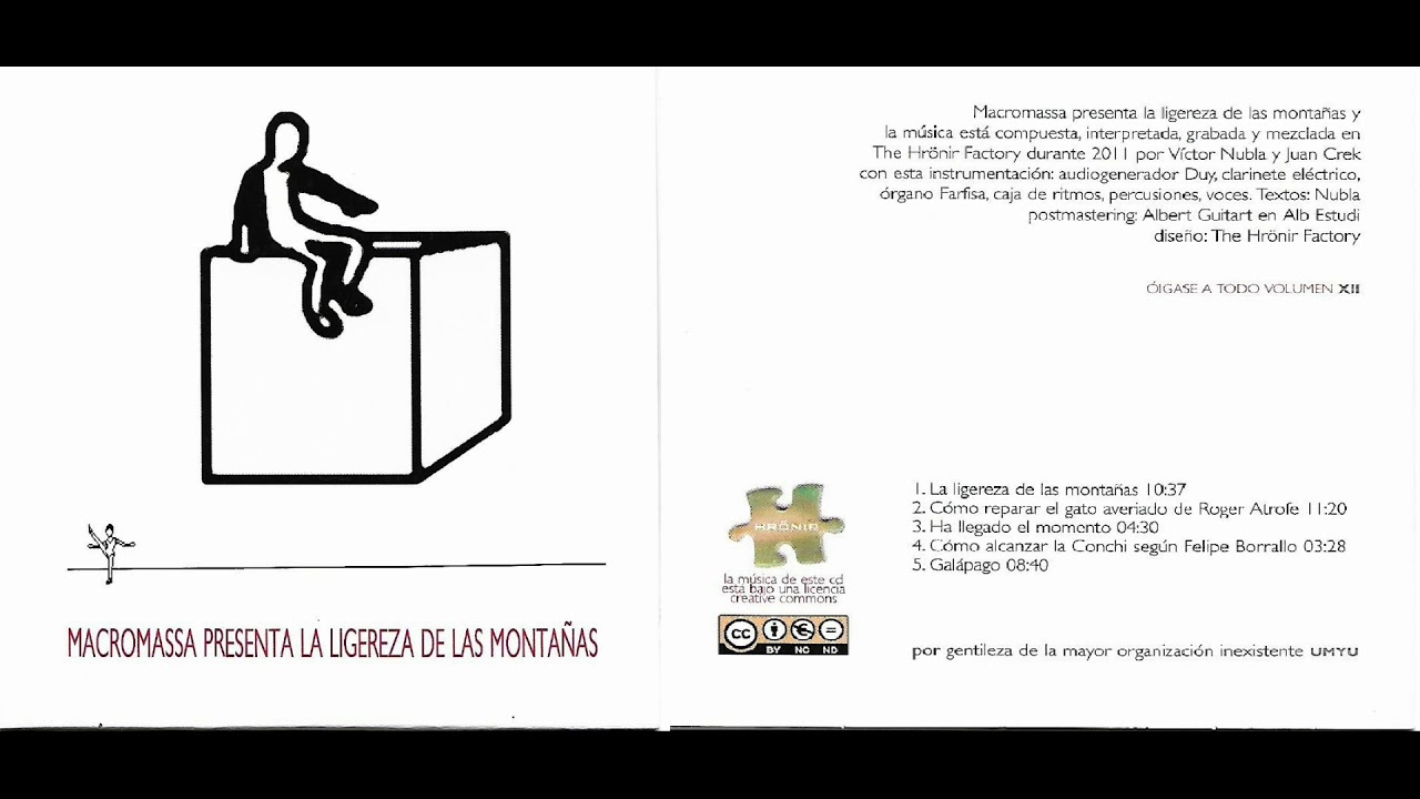 MACROMASSA PRESENTA LA LIGEREZA DE LAS MONTAÑAS - (CD 2012 Hrönir) 04 - Cómo alcanzar la Conchi...