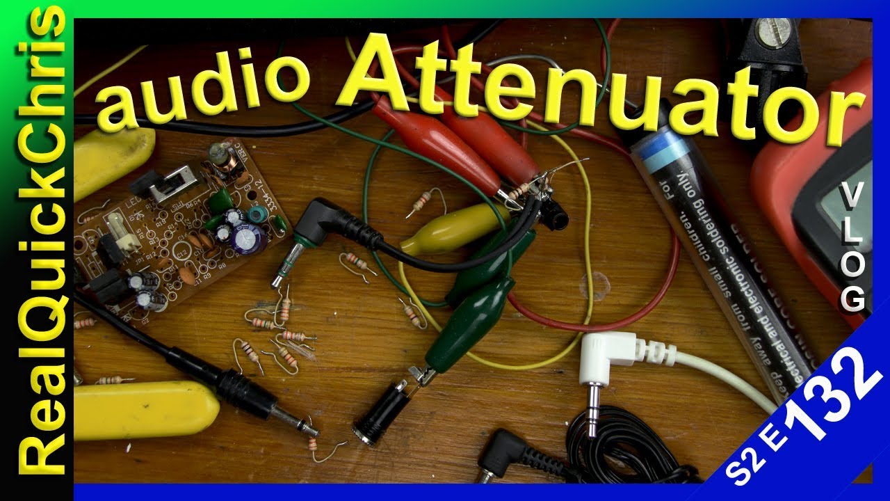 DIY attenuator for an audio safety track. s2e132 YouTube
