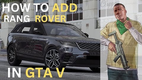 How to add rang rover velar. install in GTA 5  #gaming #rokstargames #gta5