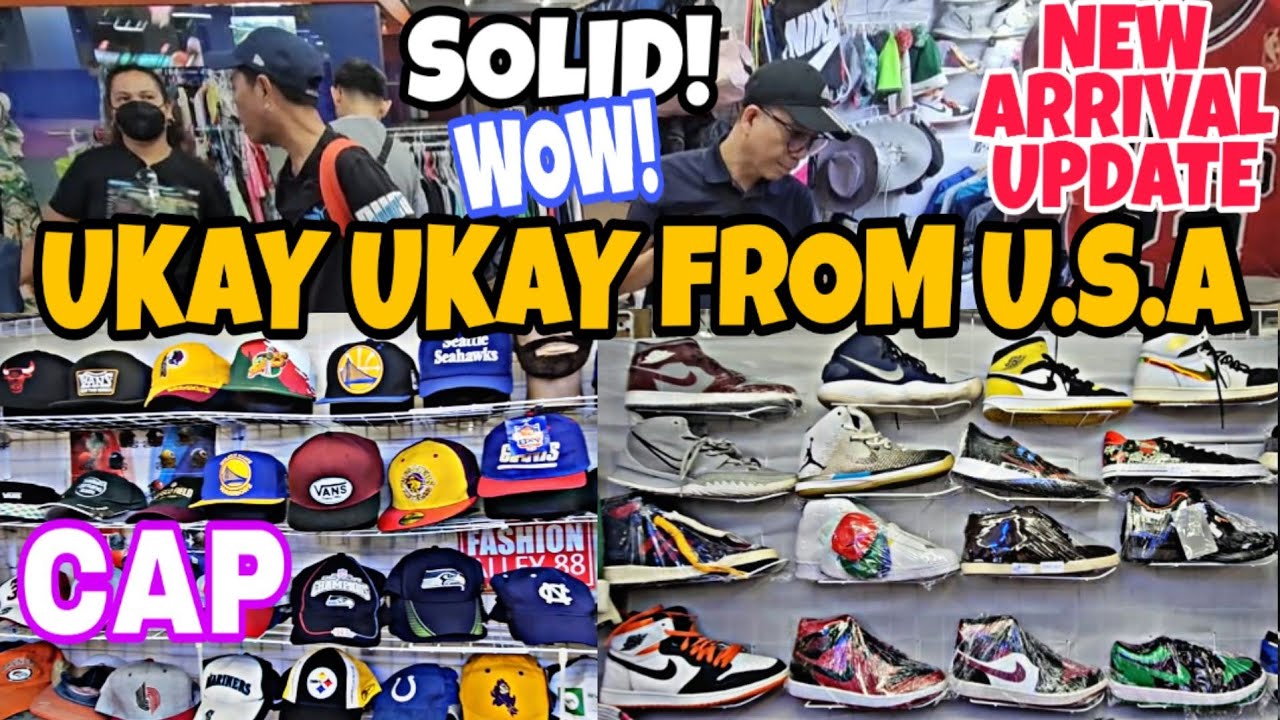 UKAY UKAY na dinadayo ngayon Solid SHOES CAP Apparel, from U.S.A legit kaya dayuhin muna din