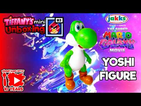 Jakks Pacific The Super Mario Galaxy Movie Yoshi Figure | Tiffany’s Mini Unboxing #3